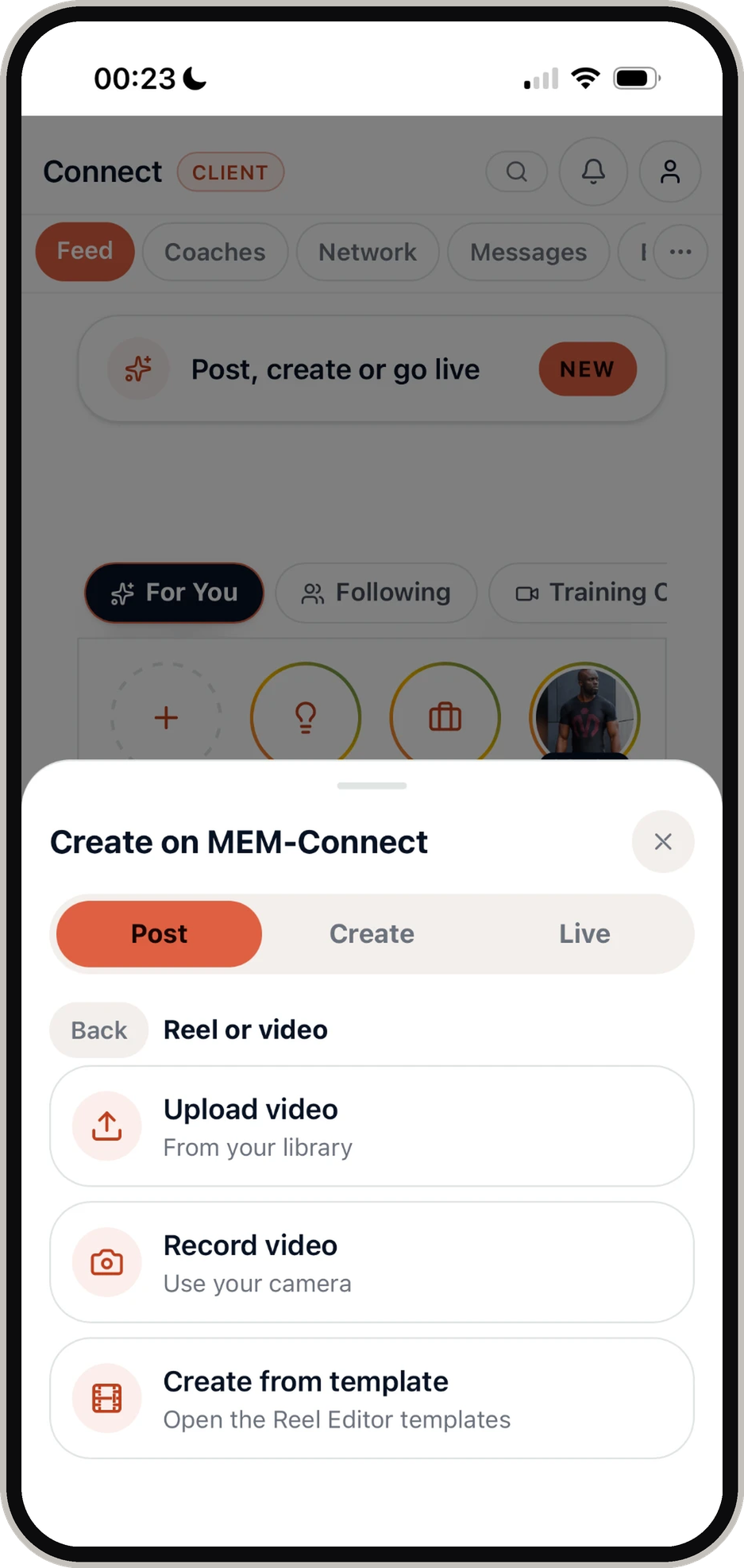 MEM Fitness app community experience