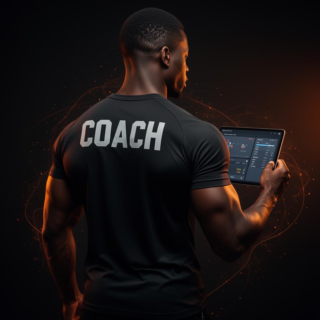 MEM Academy fitness coach using the live coaching dashboard